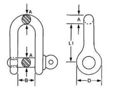 Paslanmaz Zincir kilidi.     4mm