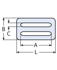 50mm, Kayış Halat Tokası, Kemer Tokası