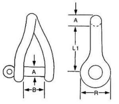 Paslanmaz Burgu kilit.     4mm