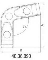 Paslanmaz Köşe kurtağzı 140mm