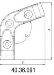 Paslanmaz Köşe kurtağzı 152mm