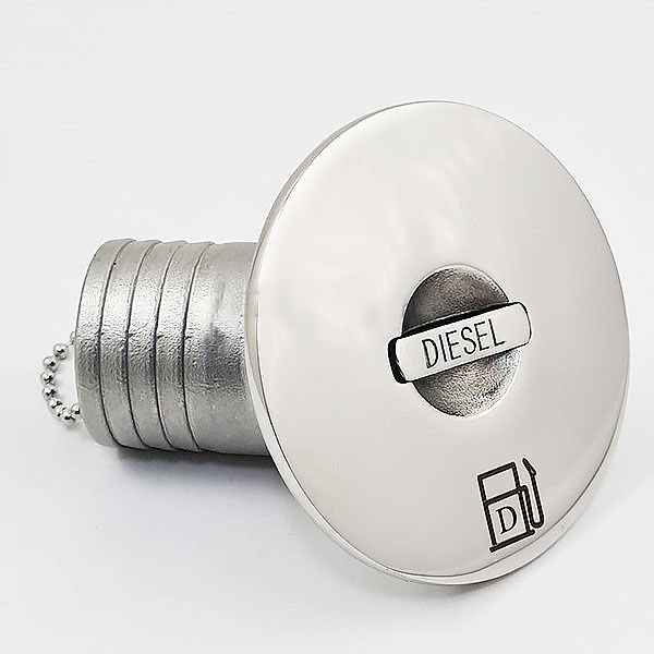 Paslanmaz 38mm (1 1/2) 30' Eğik, Diesel Mazot Dolum Ağzı, Diesel