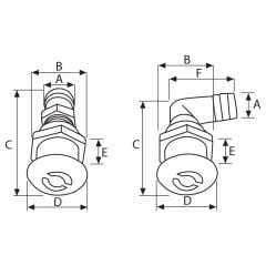 16mm Plastik Yuvarlak Tip Depo Havalandırma