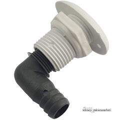 16mm Plastik Oval Tip 90 derece Depo Havalandırma