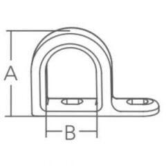 Paslanmaz Çelik U-Mapa Kaldırma gözü.