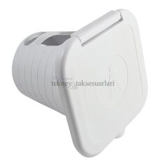 Duş Yuvası Beyaz Kapaklı