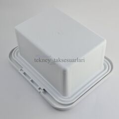 Duş Yuvası Beyaz Kapaklı