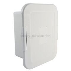 Duş Yuvası Beyaz Kapaklı