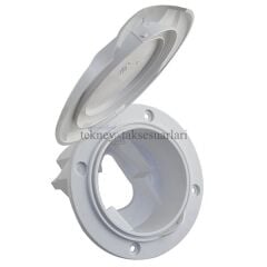 Duş Yuvası Beyaz Kapaklı, Yandan montaj