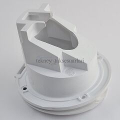 Duş Yuvası Beyaz Kapaklı, Yandan montaj