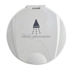 Duş Yuvası Beyaz Kapaklı, Yandan montaj