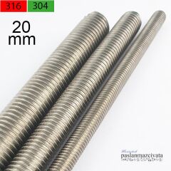 M20 Paslanmaz Gijon, Saplama DIN976