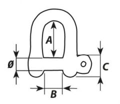 Wichard pimi çıkmaz zincir kilidi  10mm