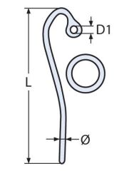 132 mm Liftin Kancası