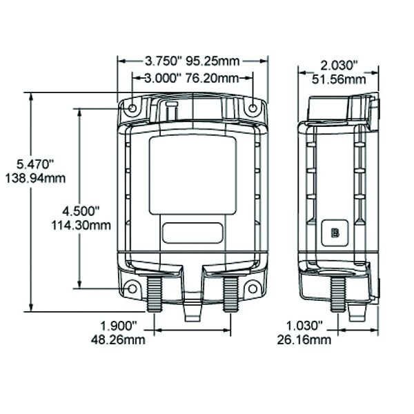 Blue Sea Systems ML-Serisi Ağır Hizmet Otomatik Şarj Rölesi. 12V.