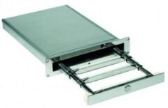 Paslanmaz Gizli Tip, 4 Basamak Teleskopik Merdiven