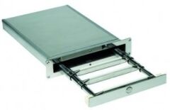 Paslanmaz Gizli Tip, 4 Basamak Teleskopik Merdiven