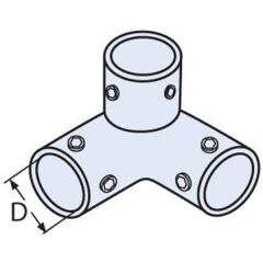 VARDAVELA DİRSEK GEÇİŞ 3'LÜ ÇAP:25MM