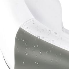 Flip-Up Kaptan Koltuğu - Katlanır Minderli Marin Koltuk - Beyaz/Gri