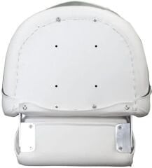 Flip-Up Kaptan Koltuğu - Katlanır Minderli Marin Koltuk - Beyaz/Gri