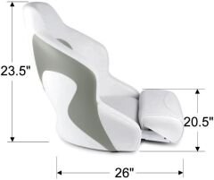 GRİ DESENLİ KAPTAN KOLTUĞU, KOLTUK