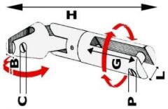 Paslanmaz Çıpa konnektörü 6-8mm Zincir uygun