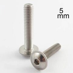 M5 Paslanmaz Pullu Bombe Baş İmbus Civata Çeşitleri