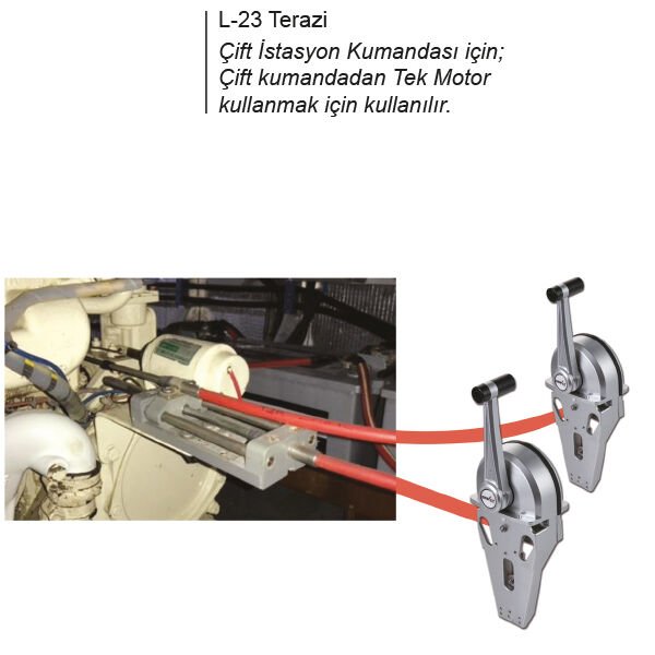 L-23 Çift İstasyon Kumanda Terazisi (Dual Station Selector)