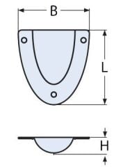 55mm Tahliye Delik (Çıkış) kapağı