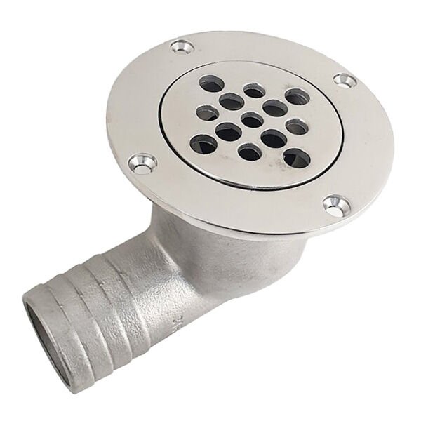 38mm, Paslanmaz Yer Süzgeçi, çekvalfli Tahliye, Yer Sifonu