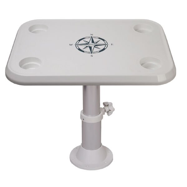 Dikdörtgen Plastik Masa Tablası - UV Dayanıklı Tekne ve Yat Masası