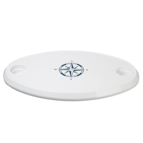 Oval Plastik Masa Tablası - 45 x 77,5 cm UV Dayanıklı Tekne Masa Tablası