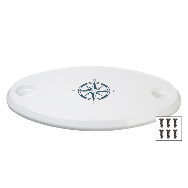 Oval Plastik Masa Tablası - 45 x 77,5 cm UV Dayanıklı Tekne Masa Tablası