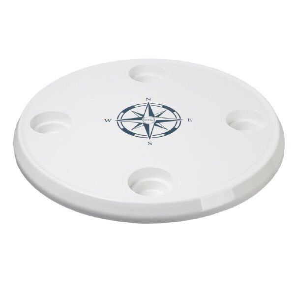 Yuvarlak Masa Tablası - Çap 59 cm, UV Dayanıklı Tekne ve Yat Masası