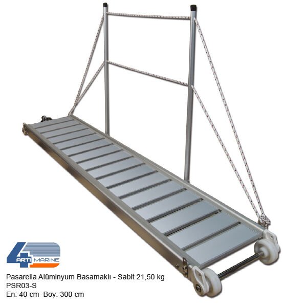 40 x 300 Alüminyum Sabit Pasarella