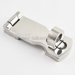 Paslanmaz 75mm Menteşeli Kilit (Kalın Tip)