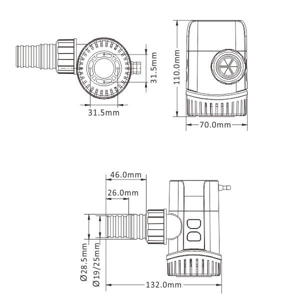 Seaflo 800 GPH Sintine Pompası 12V - SFBP1-G800-13A