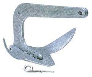 Trefoil çıpa Galvaniz. 5Kg