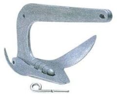 Trefoil çıpa Galvaniz. 5Kg