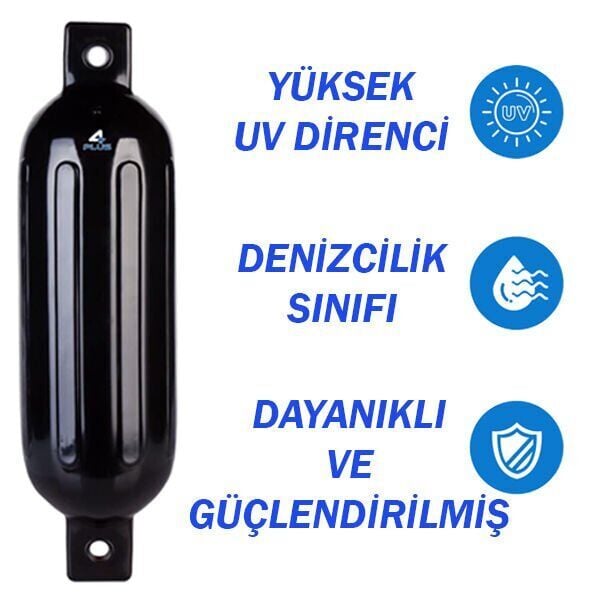 4PLUS SİYAH G6 TEKNE USTURMAÇASI (27x76)