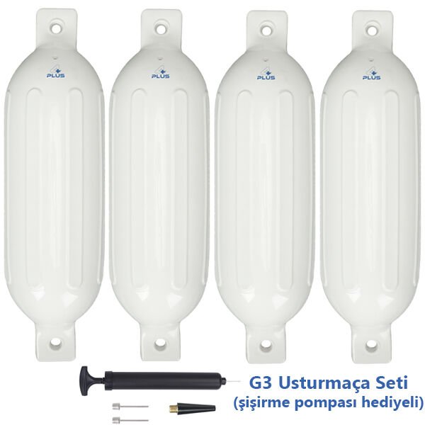 G3 TEKNE USTURMAÇASI SET 4 ADET (Şişirme pompası hediyeli)