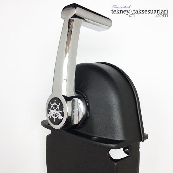 Tekli Gaz Kolu, Siyah Gövde, Krom Köşeli Kol