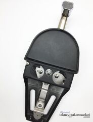 Tekli Gaz Kolu, Siyah Gövde, Krom Köşeli Kol