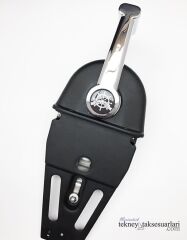 Tekli Gaz Kolu, Siyah Gövde, Krom Köşeli Kol