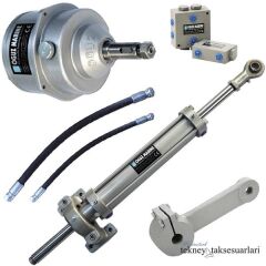 Hidrolik Dümen Sistemi komple Sistem Set  5-10 Mt. Tekneler İçin