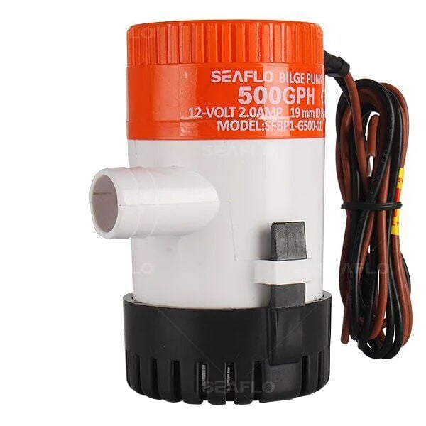 Seaflo 500 GPH 12V Manuel Sintine Pompası | SFBP1-G500-01 | 4Artı Marine
