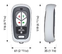 Quick Kablosuz uzaktan kumanda el ünitesi. Baş manevra pervanesi için.