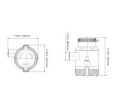 Seaflo 3000gph 24V Sintine Pompası