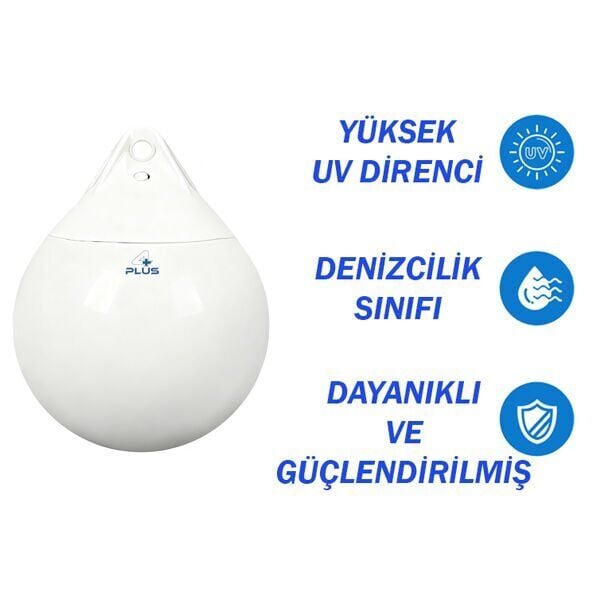 A2 Tekne Usturmaçası - Beyaz Balon Usturmaça 32X50 cm - 4Artı Marine