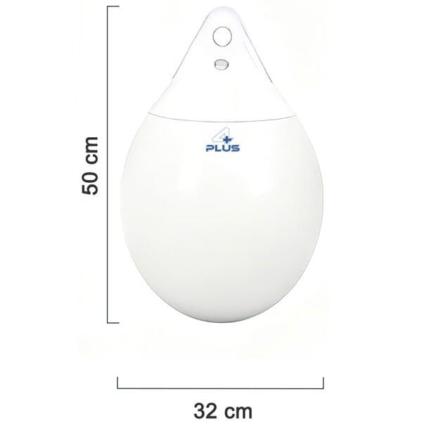 A2 Tekne Usturmaçası - Beyaz Balon Usturmaça 32X50 cm - 4Artı Marine